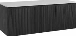 Storke Ribs badkamermeubel met Tavola wastafelblad voor waskom(men)
