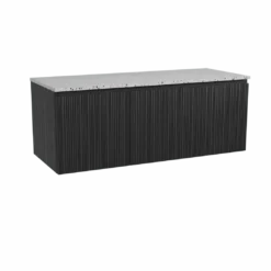 Storke Ribs badkamermeubel met Tavola wastafelblad voor waskom(men)