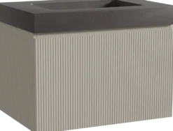 Storke Ribs badkamermeubel met Scuro High wastafel