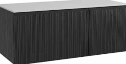Storke Ribs badkamermeubel met Tavola wastafelblad voor waskom(men)