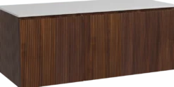 Storke Ribs badkamermeubel met Tavola wastafelblad voor waskom(men)