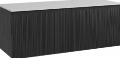 Storke Ribs badkamermeubel met Tavola wastafelblad voor waskom(men)