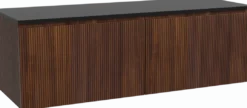 Storke Ribs badkamermeubel met Panton wastafelblad voor waskom(men)