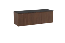 Storke Ribs badkamermeubel met Panton wastafelblad voor waskom(men)