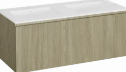 Storke Ribs badkamermeubel met Bilia wastafel