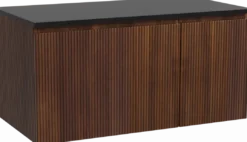 Storke Ribs badkamermeubel met Panton wastafelblad voor waskom(men)