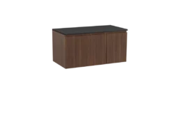 Storke Ribs badkamermeubel met Panton wastafelblad voor waskom(men)