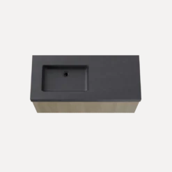 Storke Ribs badkamermeubel met Scuro High wastafel