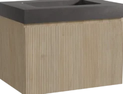 Storke Ribs badkamermeubel met Scuro High wastafel