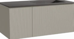 Storke Ribs badkamermeubel met Scuro wastafel