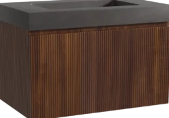 Storke Ribs badkamermeubel met Scuro High wastafel
