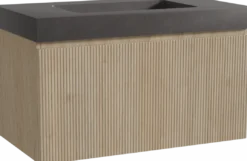 Storke Ribs badkamermeubel met Scuro High wastafel