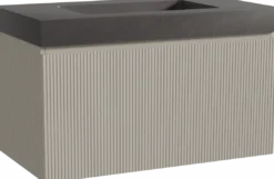 Storke Ribs badkamermeubel met Scuro High wastafel