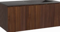 Storke Ribs badkamermeubel met Scuro wastafel