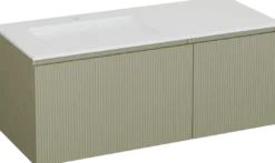 Storke Ribs badkamermeubel met Bilia wastafel