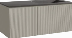 Storke Ribs badkamermeubel met Scuro wastafel