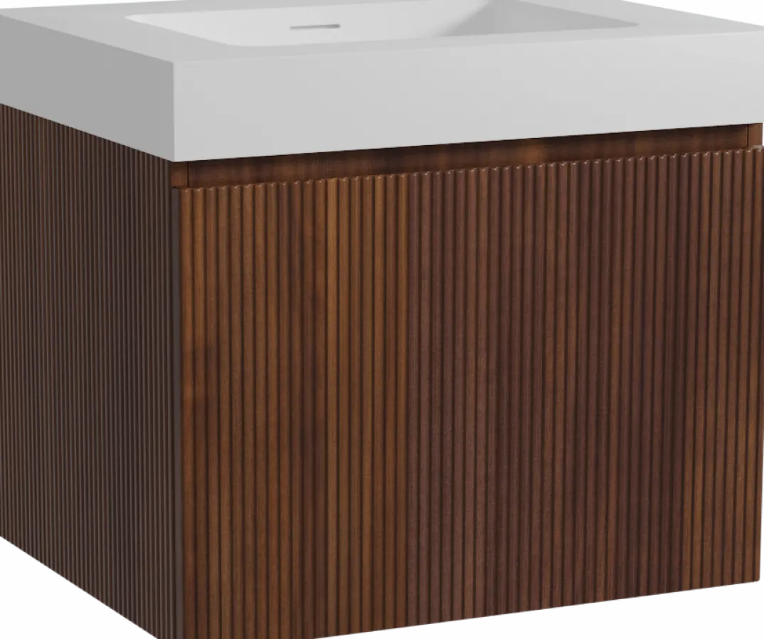 Storke Ribs badkamermeubel met Mata High wastafel