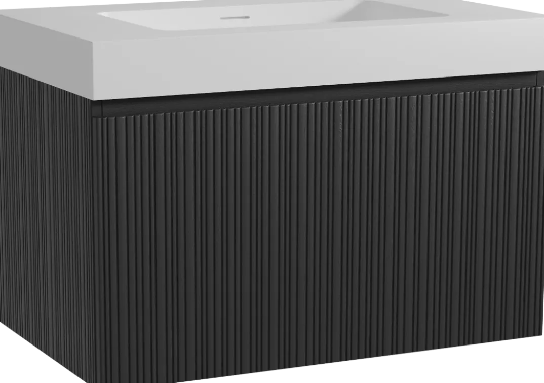 Storke Ribs badkamermeubel met Mata High wastafel