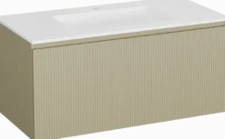 Storke Ribs badkamermeubel met Bilia wastafel