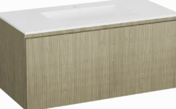 Storke Ribs badkamermeubel met Bilia wastafel