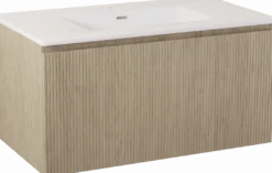 Storke Ribs badkamermeubel met Kera wastafel