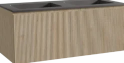 Storke Ribs badkamermeubel met Scuro wastafel