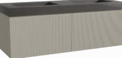Storke Ribs badkamermeubel met Scuro High wastafel