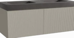 Storke Ribs badkamermeubel met Scuro High wastafel