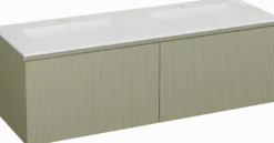 Storke Ribs badkamermeubel met Bilia wastafel