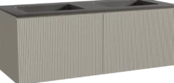Storke Ribs badkamermeubel met Scuro wastafel