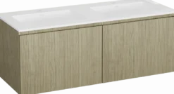 Storke Ribs badkamermeubel met Bilia wastafel