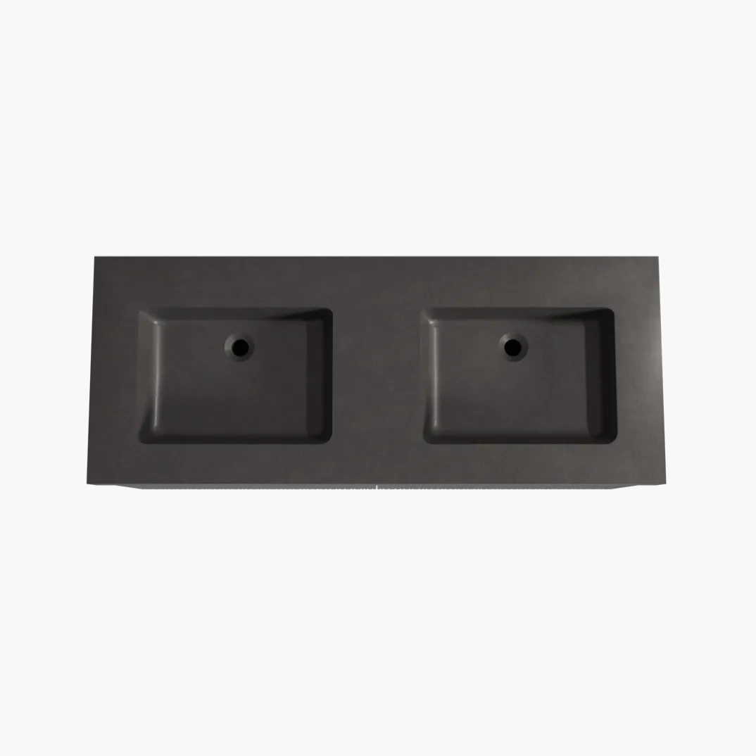 Storke Ribs badkamermeubel met Scuro High wastafel