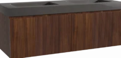 Storke Ribs badkamermeubel met Scuro High wastafel