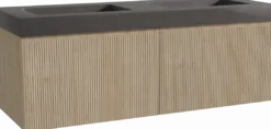 Storke Ribs badkamermeubel met Scuro High wastafel