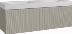 Storke Ribs badkamermeubel met Mata High wastafel