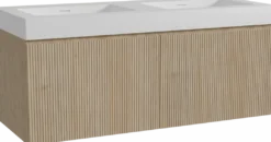 Storke Ribs badkamermeubel met Mata High wastafel