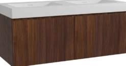 Storke Ribs badkamermeubel met Mata High wastafel