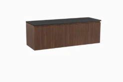Storke Ribs badkamermeubel met Panton wastafelblad voor waskom(men)