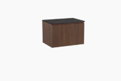 Storke Ribs badkamermeubel met Panton wastafelblad voor waskom(men)