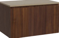 Storke Ribs badkamermeubel met Panton wastafelblad voor waskom(men)