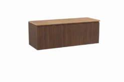 Storke Ribs badkamermeubel met Panton wastafelblad voor waskom(men)