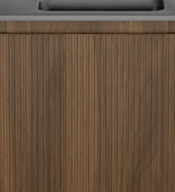 Storke Ribs toiletmeubel met Fina wastafel
