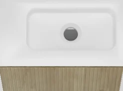 Storke Ribs toiletmeubel met Fina wastafel