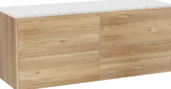 Storke Seda badkamermeubel met Tavola wastafelblad voor waskom(men)