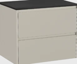 Storke Seda badkamermeubel met Panton wastafelblad voor waskom(men)