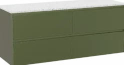 Storke Seda badkamermeubel met Tavola wastafelblad voor waskom(men)