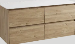 Storke Seda badkamermeubel met Tavola wastafelblad voor waskom(men)