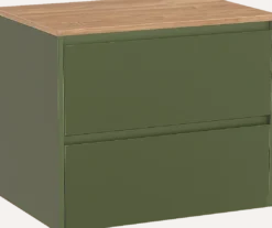 Storke Seda badkamermeubel met Panton wastafelblad voor waskom(men)