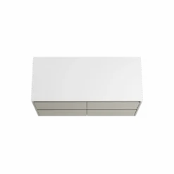 Storke Seda badkamermeubel met Tavola wastafelblad voor waskom(men)