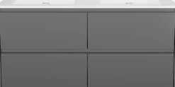 Storke Seda badkamermeubel met Kera wastafel, afvoerpluggen inbegrepen